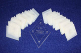 Mylar 2" Diamonds 51 Piece Set - Quilting / Sewing Templates