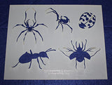 Mylar 2 Pieces of 14 Mil 8" X 10" Bug Stencils- Painting /Crafts/ Templates