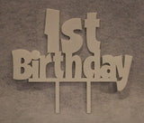 First Birthday Cake Topper - 1/8" Acrylic