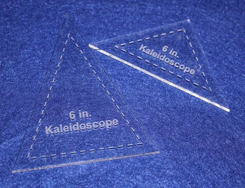 2 Pc Kaleidoscope Set - 1/8" for 6" Finished Square W/seam Allowance