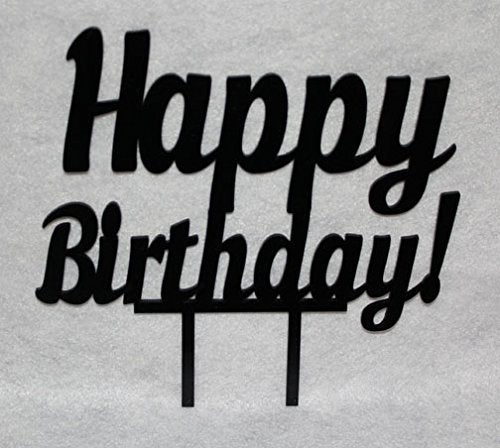 Cake Topper - Happy Birthday Bold