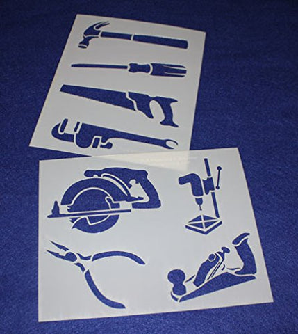 Mylar 2 Pieces of 14 Mil 8" X 10" Tools Stencils- Painting /Crafts/ Templates