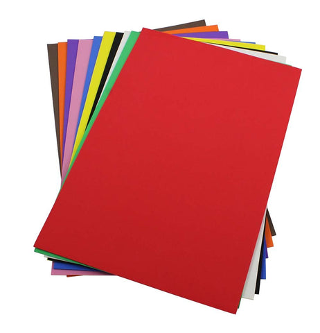 Craft Foam Sheets--12 x 18 Inches - Orange - 5 Sheets-2 MM Thick