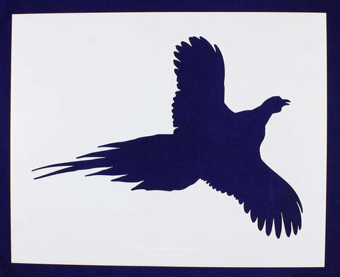 Large Flying Pheasant Stencil -1 pc-Mylar 14mil - Painting /Crafts/ Templates