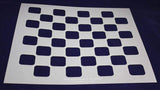 Chess/Checkerboard Stencil 14 Mil -15" X 15" - Painting /Crafts/ Templates