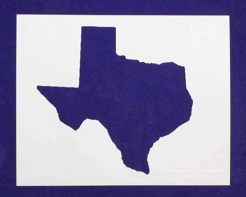 State of Texas Stencil - 14 X 17.5 Inches