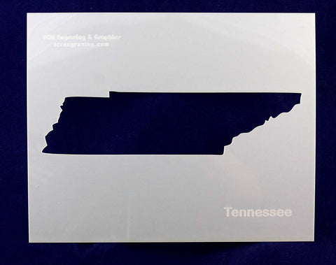 State of Tennessee Stencil 14 Mil 8" X 10" Painting /Crafts/ Templates
