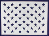 50 Star Field Stencil US American Flag G-Spec 20.16 Inches
