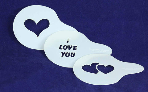 Sewing/Painting- Love Stencil Set -3 pcs-14 mil Mylar Template/Crafts