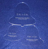 Holiday Bell 3 Pc Set - 3", 4", 5" 1/4"
