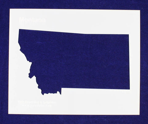 State of Montana Stencil 14 Mil 8" X 10" Painting /Crafts/ Templates