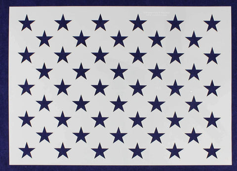 50 Star Field Stencil US American Flag G-Spec 19 Inches