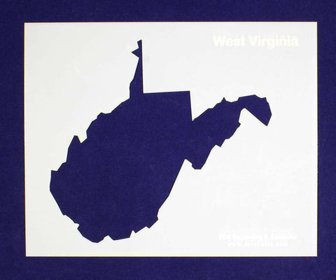 State of West Virginia Stencil 14 Mil 8" X 10" Painting /Crafts/ Templates