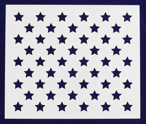 50 Star Field Stencil 14 Mil-9.75" x 8.25" - Painting /Crafts/ Templates