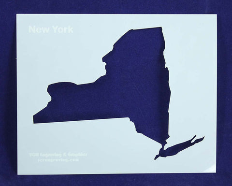 State of New York Stencil 14 Mil - Painting /Crafts/ Templates