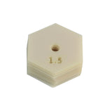 Mylar 1.5 Inch Hexagon 25 Piece Add On Set- No Template