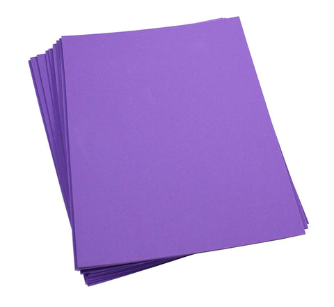 Craft Foam -9" x 12" Sheets-Purple-10 Pack- 2mm thick