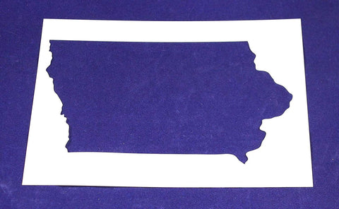 State of Iowa Stencil 14 Mil 8" X 10" Painting /Crafts/ Templates