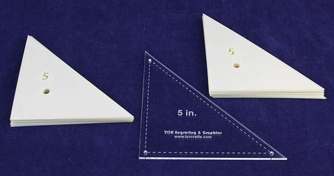 Mylar 2" Right Triangle 51 Piece Set