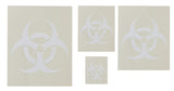 Bio Hazard- 4 Piece Stencil Set 14 Mil - Painting/Crafts/Templates