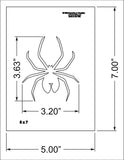 Parent Stencil Halloween Spider