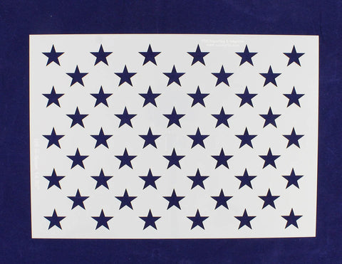 American Flag 50 Stars Stencil