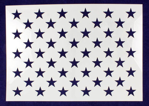 50 Star Field Stencil 14 Mil -G-Spec 18.70" - Painting /Crafts/ Templates