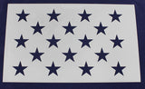 50 Star Field Stencil US American Flag G-Spec 34.58 Inches 1 Piece Corner