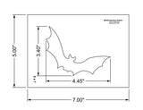 Parent Stencil Halloween Bat