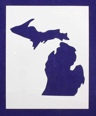 State of Michigan 8x10 Stencil 14 Mil Mylar - Painting /Crafts/ Templates