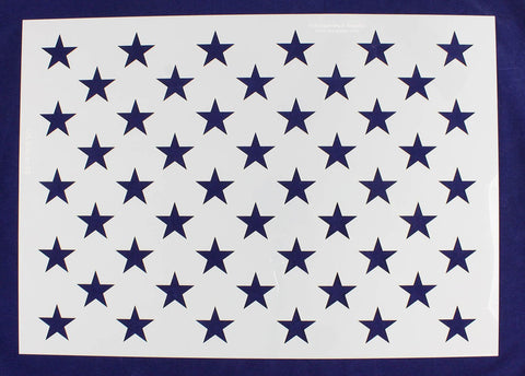 50 Star Field Stencil 14 Mil -G-Spec 22" - Painting /Crafts/ Templates