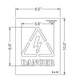 Parent Stencil SKU - Safety Electric Shock - High Voltage