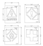 Parent Stencil SKU Safety Four Piece Set