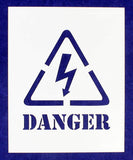 Parent Stencil SKU - Safety Electric Shock - High Voltage