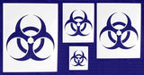Bio Hazard- 4 Piece Stencil Set 14 Mil - Painting/Crafts/Templates