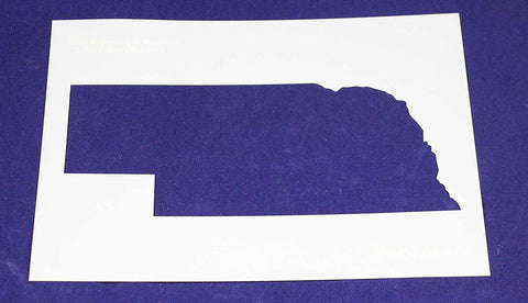 State of Nebraska Stencil 14 Mil 8" X 10" Painting /Crafts/ Templates
