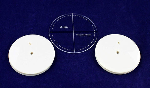 4" Circle 51 Piece Mylar Set - Quilting/Sewing Templates