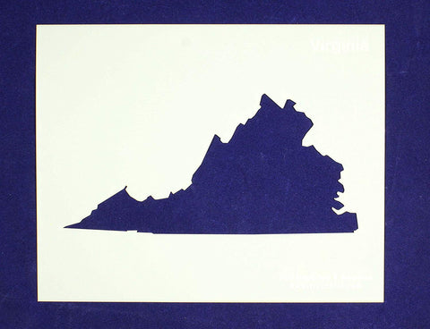 State of Virginia Stencil 14 Mil 8" X 10" Painting /Crafts/ Templates