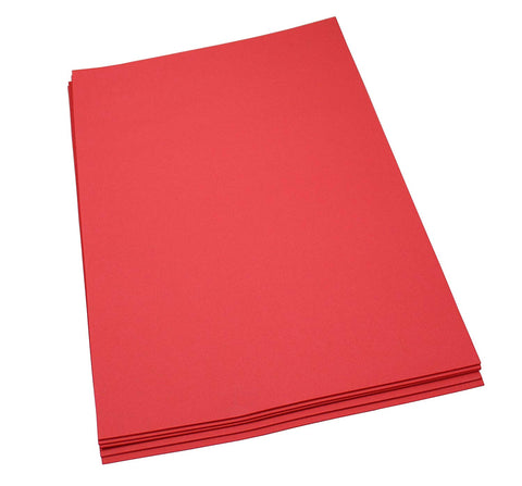 Craft Foam Sheets--12 x 18 Inches - Red - 5 Sheets-2 MM Thick